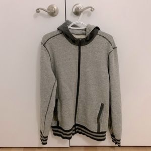 Lululemon Gray Stripes Hoodie Medium